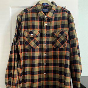 Pendleton Plaid Burnside Double Brushed Flannel Shirt XL